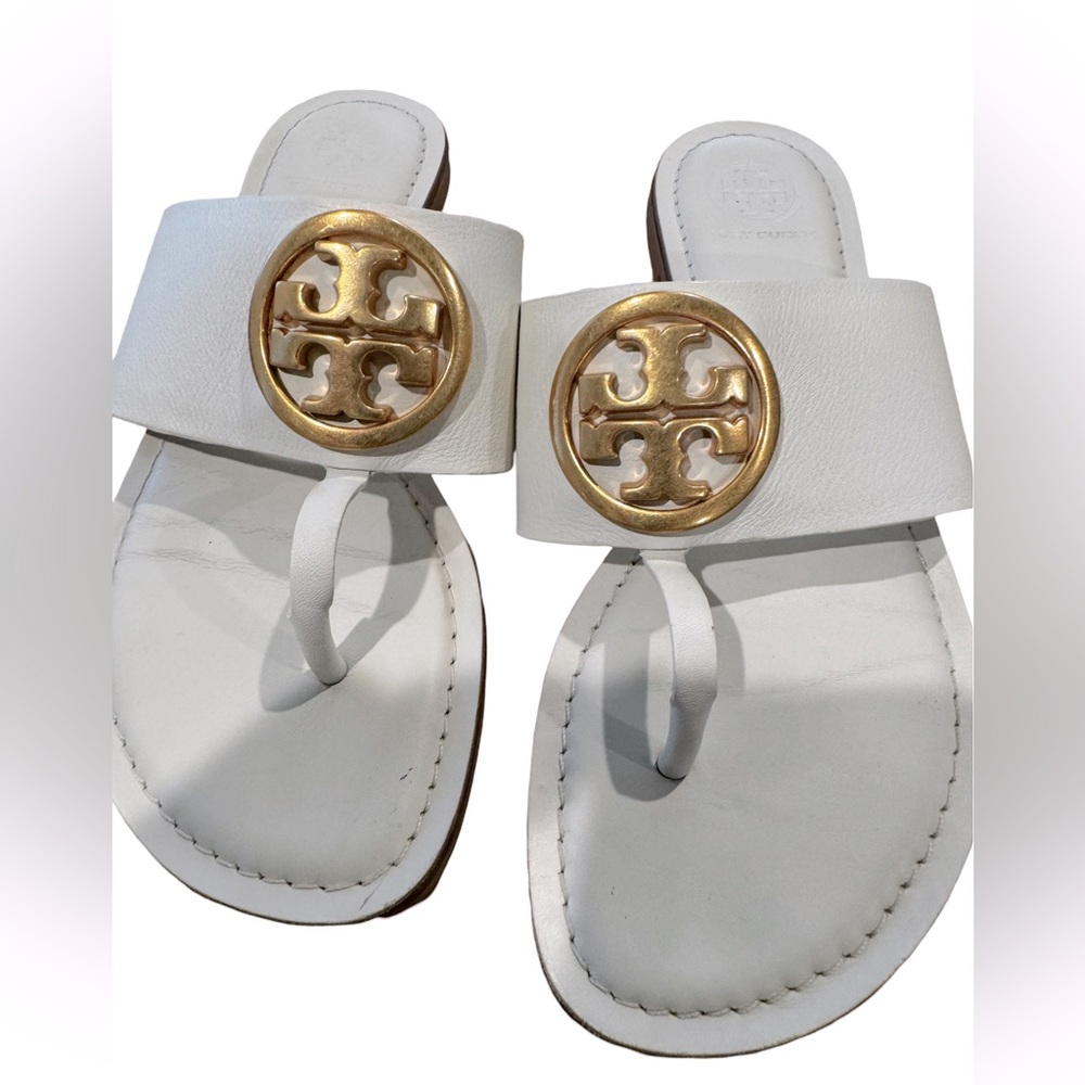 Tory Burch white sandals size 6